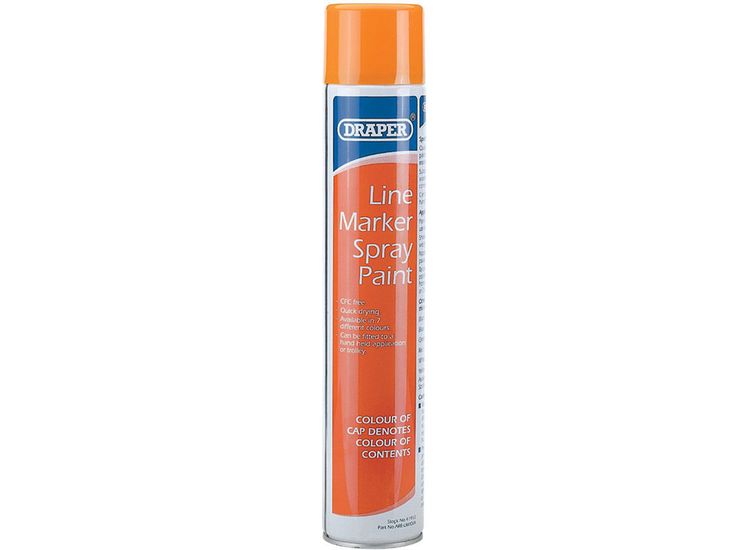 Draper 41912 750ml Orange Line Marker Spray Paint