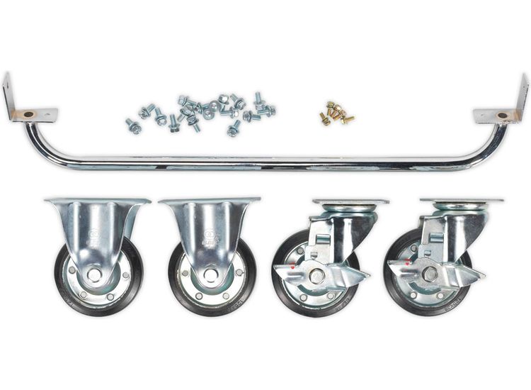 Sealey API725KIT Industrial Handle &amp; Wheel Kit for 725mm Cabinets
