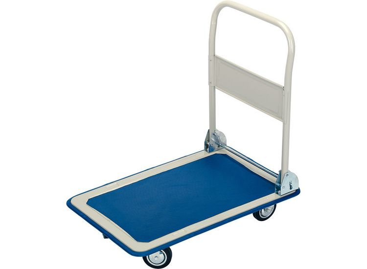 Draper 44005 150kg Platform Trolley with Folding Handle - 630 x 480 x 850mm