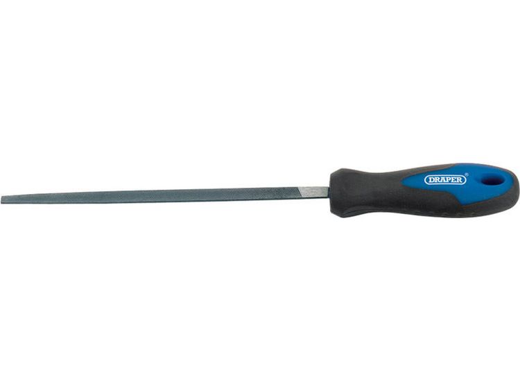 Draper 44957 200mm 3 Square File and Handle
