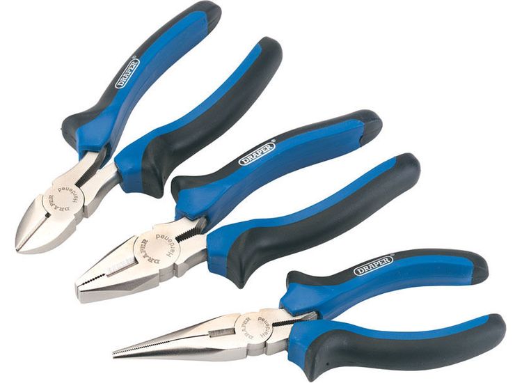 Draper 45864 Soft Grip Pliers Set (3 Piece)