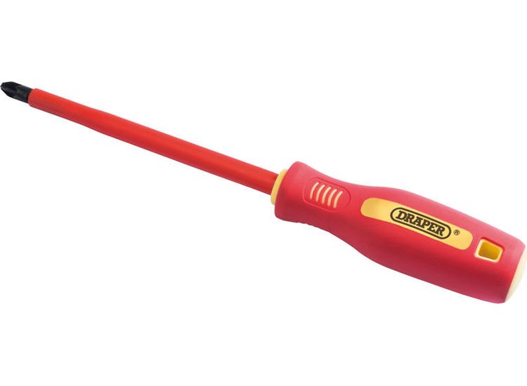 Draper 46535 No: 3 x 250mm Fully Insulated Soft Grip PZ TYPE Screwdriver.