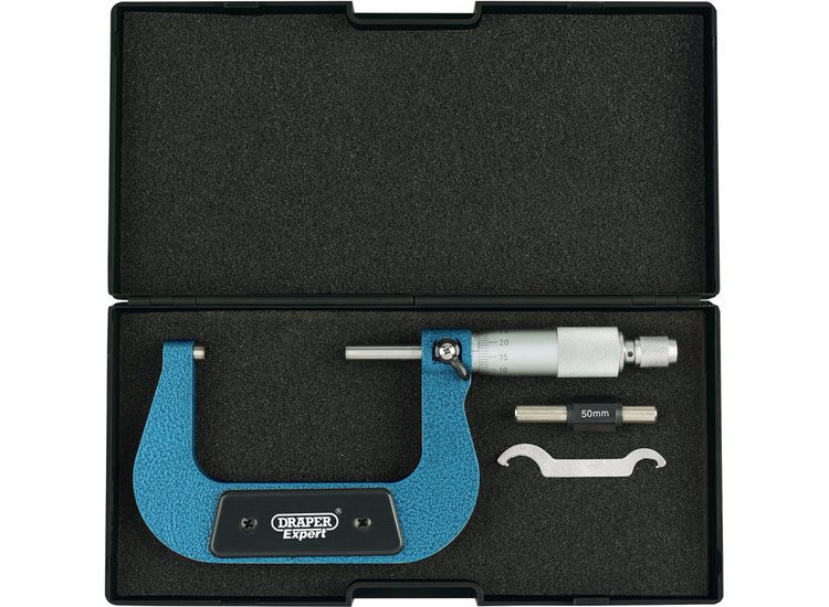 Draper 46605 Metric External Micrometer - 50-75mm