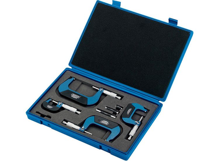 Draper 46607 Metric External Micrometer Set (4 Piece)
