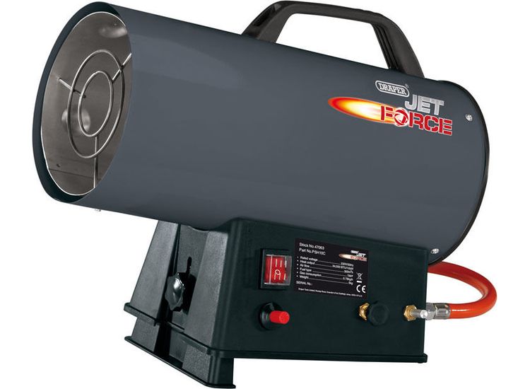 Draper 47063 Jet Force, Propane Space Heater - 34,000 BTU (10kW)