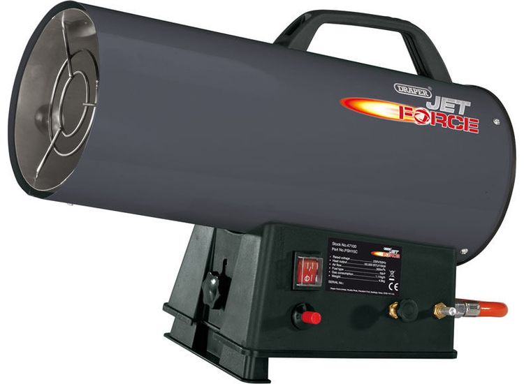 Draper 47100 Jet Force, Propane Space Heater - 50,000 BTU (15kW)