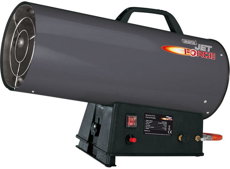Draper 47101 Jet Force, Propane Space Heater - (102,000 BTU/30kW)