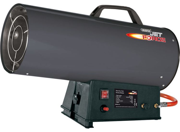 Draper 47105 Jet Force, Propane Space Heater - (136,000 BTU/40kW)