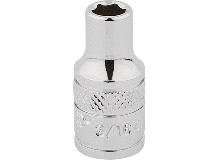 Draper 48345 1/4" Sq. Dr. Hi-Torq&amp;#174; 6 Point Socket (3/16")