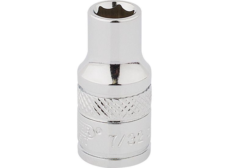 Draper 48371 1/4" Sq. Dr. Hi-Torq&amp;#174; 6 Point Socket (7/32")