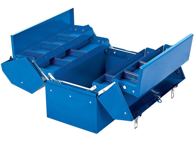Draper 48566 460mm Barn Type Tool Box with 4 Cantilever Trays