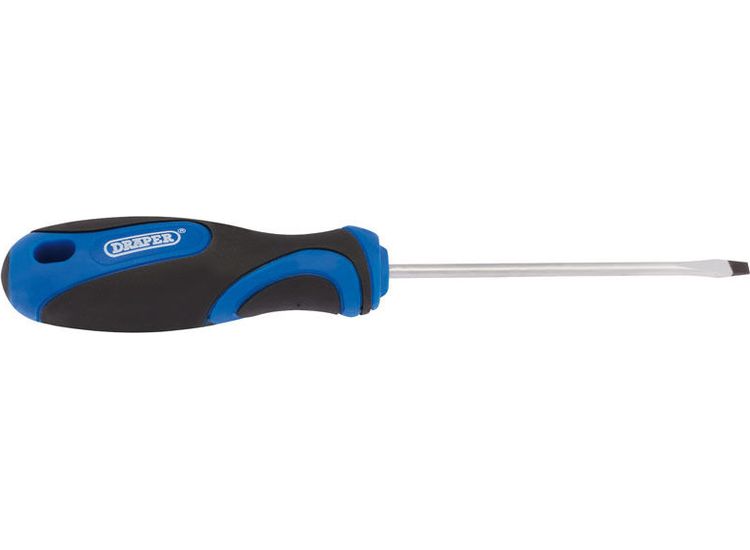 Draper 48919 3.2 x 75mm Plain Slot Screwdriver with Soft Grip Handles
