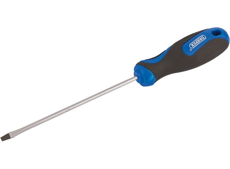Draper 48920 3.2 x 100mm Plain Slot Screwdriver with Soft Grip Handles