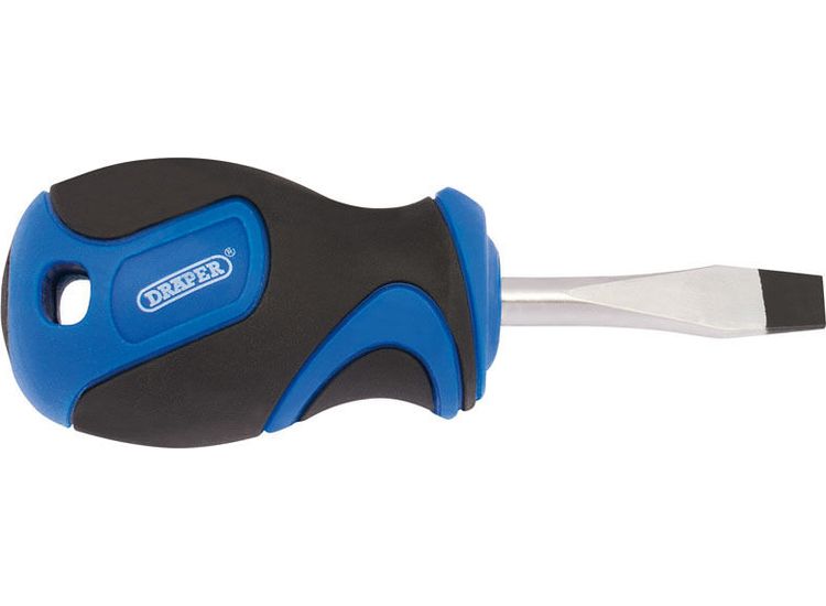 Draper 48921 6.0 x 38mm Plain Slot Screwdriver with Soft Grip Handles