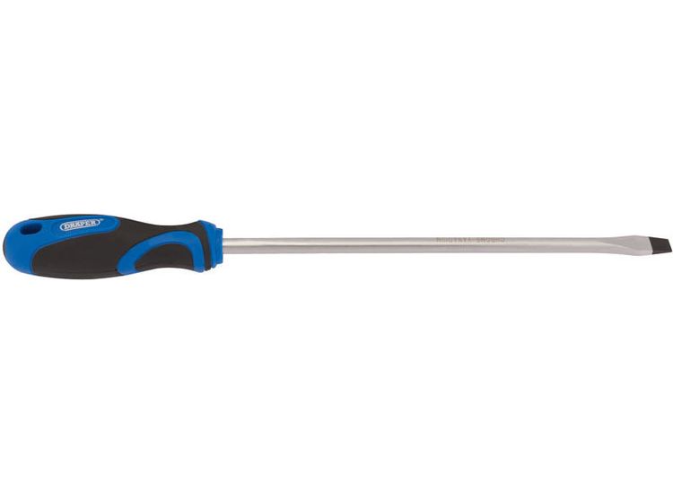 Draper 48927 9.5 x 250mm Plain Slot Screwdriver with Soft Grip Handles