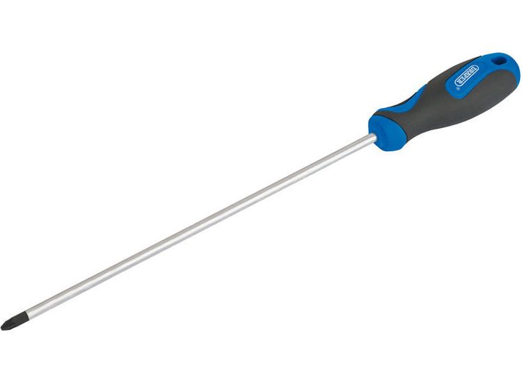 Draper 48930 No.2 x 250mm PZ Type Screwdriver with Soft Grip Handles