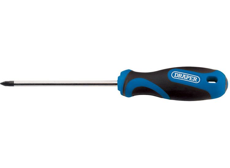 Draper 48931 No.1 x 75mm Cross Slot Screwdriver with Soft Grip Handles