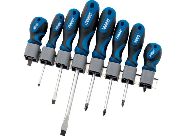 Draper 48933 Soft Grip Screwdriver Set (8 Piece)