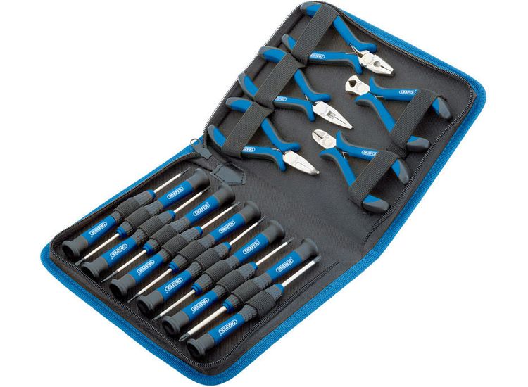 Draper 48958 Precision Pliers and Screwdriver Set (16 Piece)