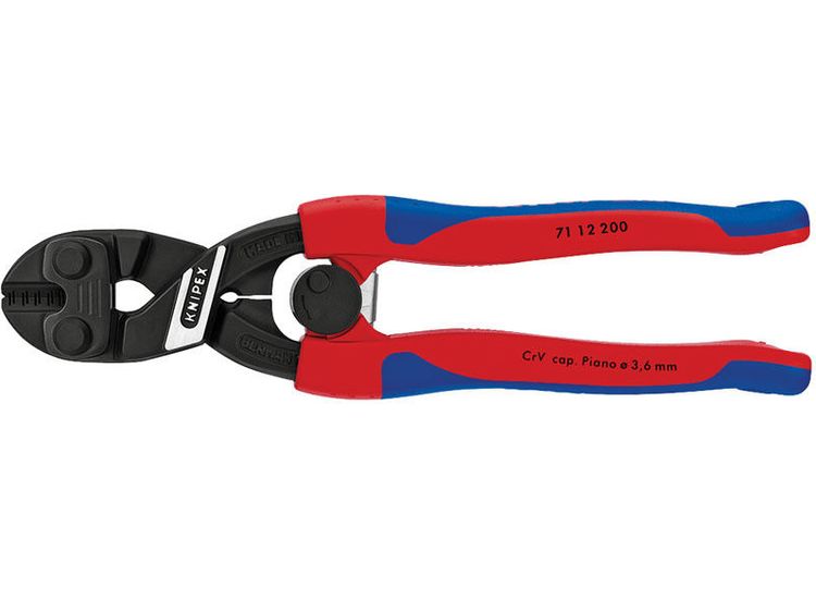 Draper 49188 Knipex 71 12 200 SB 200mm Cobolt&amp;#174; Compact Bolt Cutters with Sprung Handles