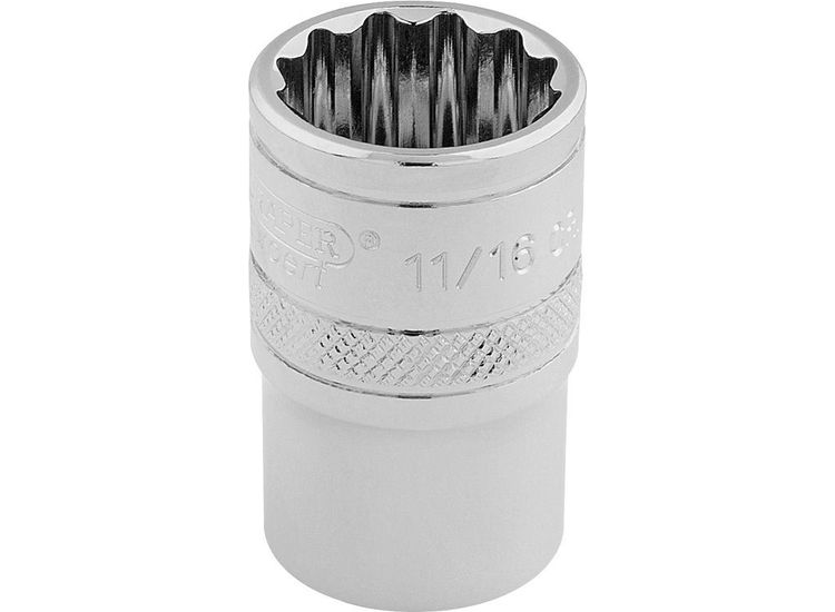 Draper 49480 3/8" Sq. Dr. Hi-Torq&amp;#174; 12 Point Socket (11/16")