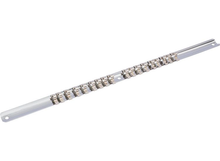 Draper 50548 1/4" Sq. Dr. Retaining Bar with 18 Clips (400mm)