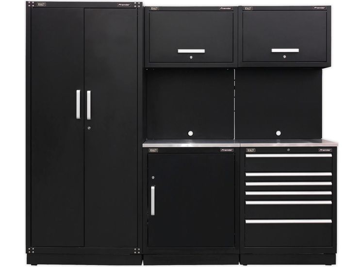 Sealey APMSCOMBO1SS Modular Storage System Combo - Stainless Steel Worktop