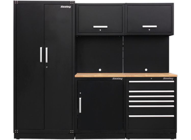 Sealey APMSCOMBO1W Modular Storage System Combo - Oak Worktop