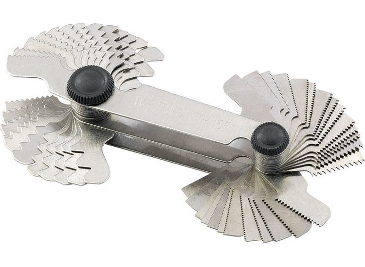 Draper 51072 52 Blade 0.25-6mm and 4-62 BSW Screwpitch Gauge Set