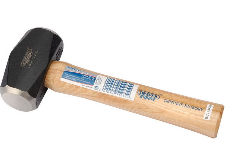 Draper 51281 1kg (2.2lb) Hickory Shaft Club Hammer
