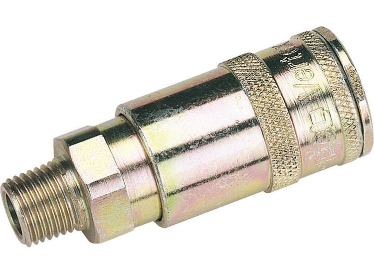 Draper 51385 1/4" BSP Taper Male Thread Verte x Air Coupling (Sold Loose)