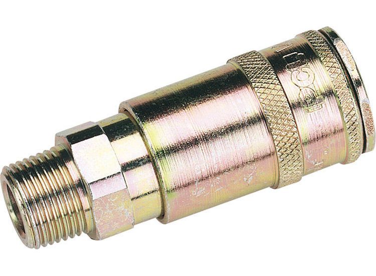 Draper 51409 3/8" BSP Taper Male Thread Verte x Air Coupling