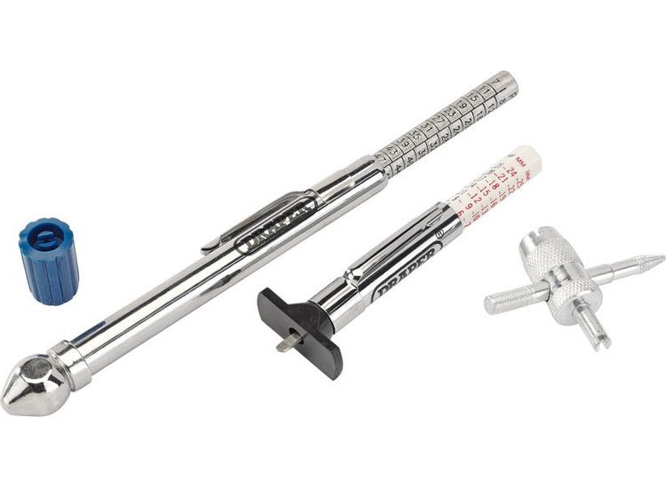 Draper 51550 Tyre Service Kit (3 Piece)