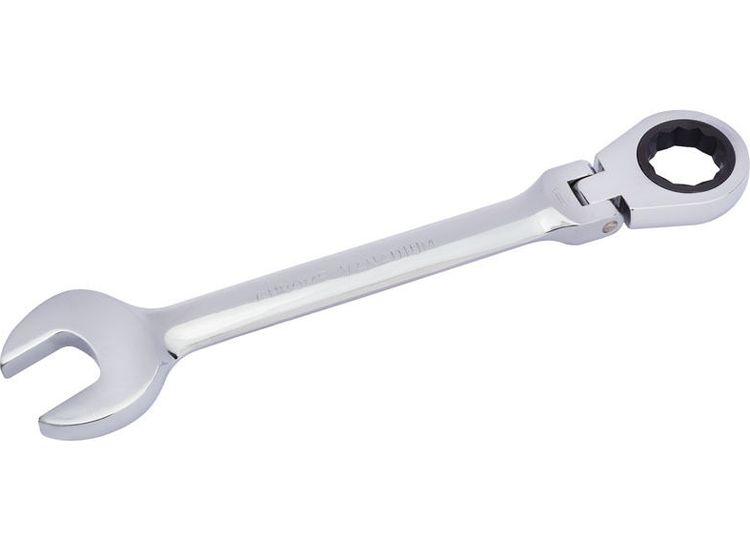 Draper 52026 25mm Hi-Torq&amp;#174; Metric Flexible Head Ratcheting Combination Spanner