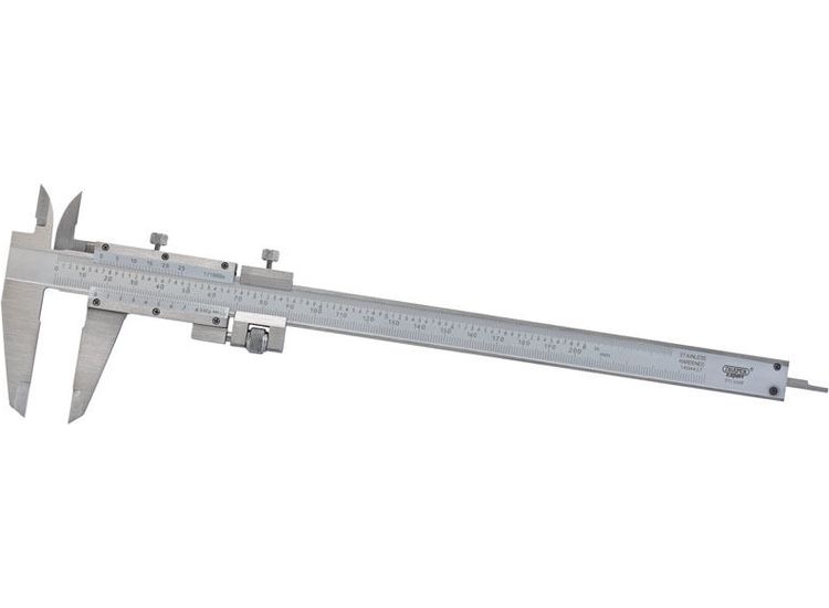 Draper 52379 0 - 200mm or 8" Vernier Caliper with Fine Adjustment