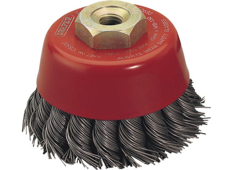 Draper 52630 60mm x M10 Twist Knot Wire Cup Brush