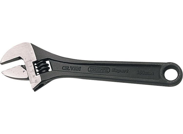 Draper 52679 150mm Crescent-Type Adjustable Wrench with Phosphate Finish