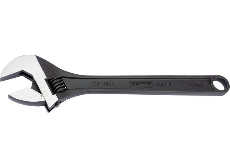 Draper 52684 450mm Crescent-Type Adjustable Wrench with Phosphate Finish