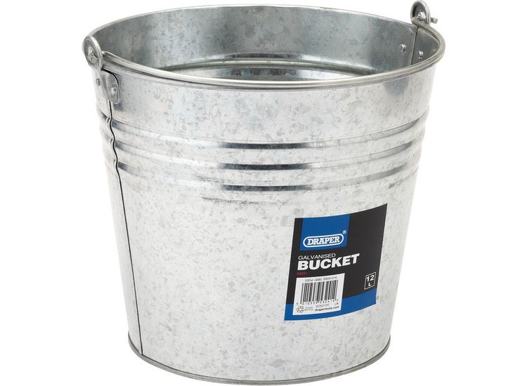 Draper 53241 Galvanised Steel Bucket (12L)