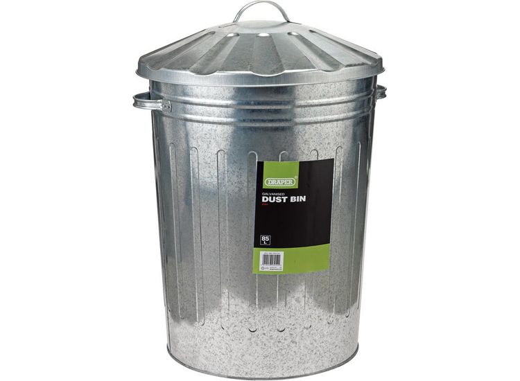 Draper 53254 Galvanised Dust Bin (85L)