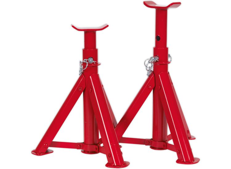 Sealey AS2000F Axle Stands (Pair) 2tonne Capacity per Stand - Folding Type