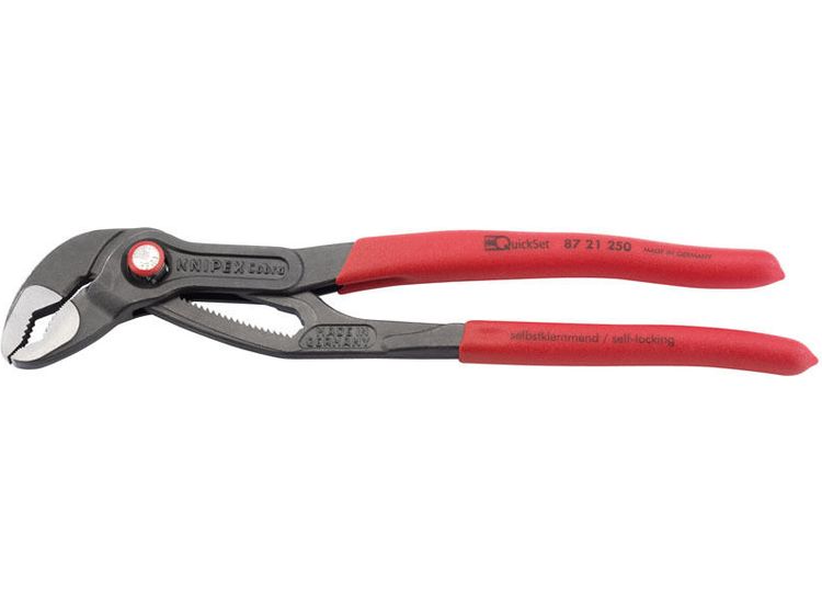 Draper 53952 Knipex 87 21 250 250mm Cobra&amp;#174; QuickSet Waterpump Pliers