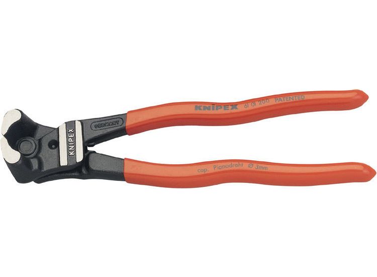 Draper 54220 Knipex 61 01 200 200mm Extra High Leverage End Cutting Nippers