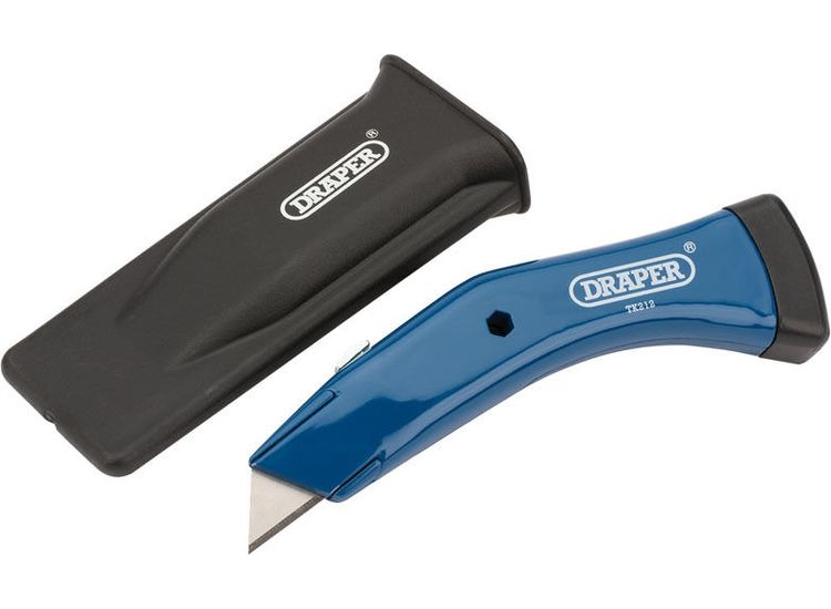 Draper 55059 Heavy Duty Retractable Trimming Knife with Quick Change Blade Facility