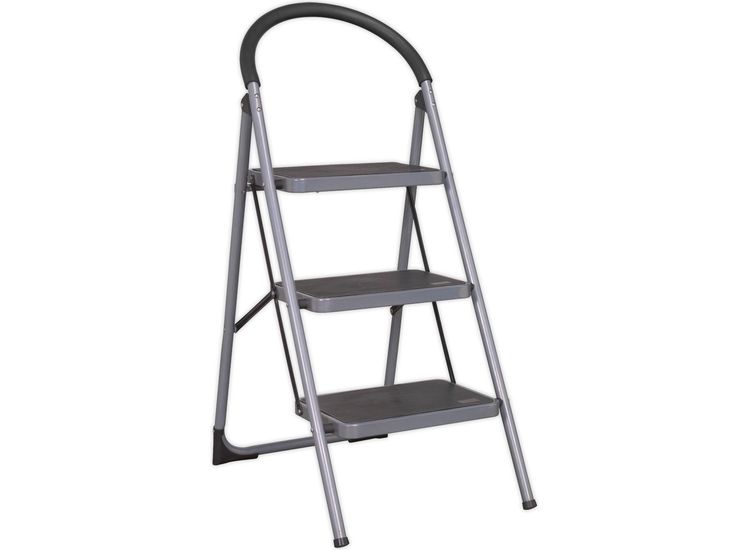 Sealey ASL23 Step Stool 3-Tread 150kg Capacity EN 14183