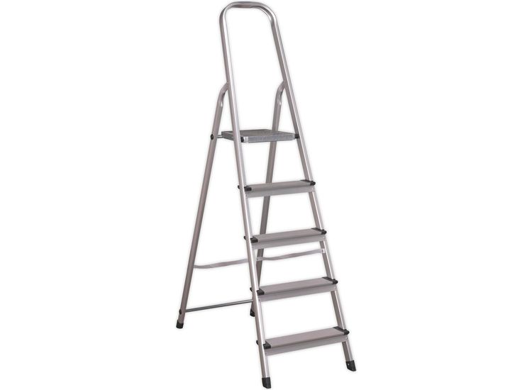 Sealey ASL5 Aluminium Step Ladder 5-Tread EN 131
