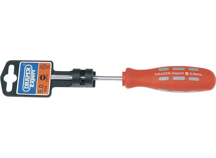 Draper 55494 5mm x 75mm Plain Slot Parallel Tip Mechanics Screwdriver