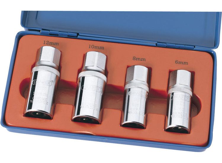 Draper 55641 1/2" Sq. Dr. 4 Piece Stud Extractor Set