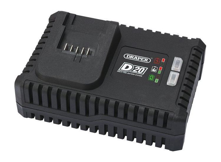 Draper 55913 D20 20V Fast Battery Charger