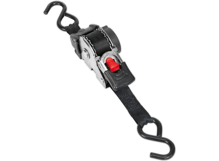 Sealey ATD25301 Auto Retractable Ratchet Tie Down 25mm x 3m